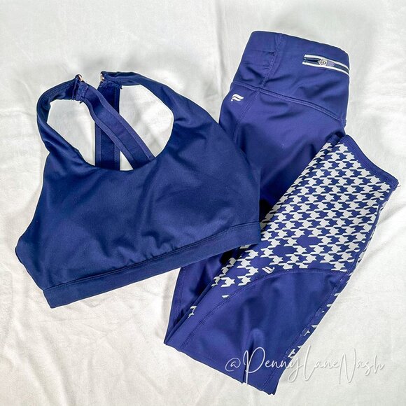 Fabletics Other - Fabletics Cross Back Sports Bra & Ultracool Reflective Legging Set